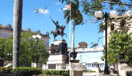 Ignacion Agramonte Park in Camaguey Cuba