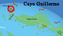 Cayo Guillermo map