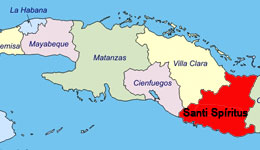 sancti spiritus map cuba