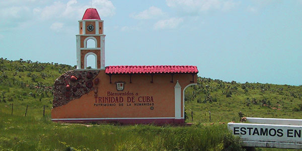 Entrance to trinidad cuba