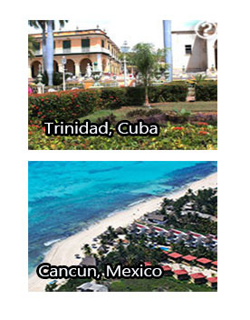 Cuba and Mexico