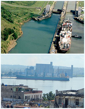 Puerto Habana y Panamá Canal 