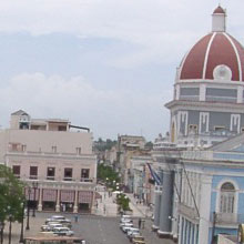 aereal view downtown cienfuegos